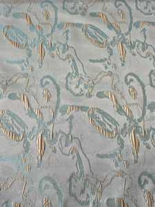 Tela Jacquard de poliéster con brillo ultrasuave turco, brocado metálico elegante con hilo especial, para niñas, Color 1 - Product Image 3