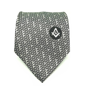 Corbata de Seda Masónica Formal de Nuevo Diseño con Logotipo Personalizado, Ecológica, Transpirable, Antipilling, Servicio OEM, Personalizada para Hombre - Product Image 4