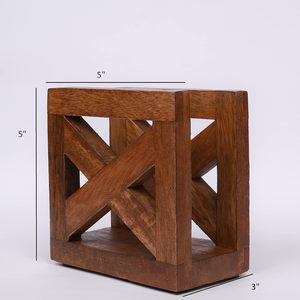 Porte-serviettes en bois, distributeur de serviettes pour tables, accessoires de cuisine et de bureau pour restaurants, décoration de salle à manger et de maison - Product Image 2