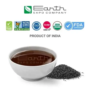 Biologisches schwarzkömenöl kaltgepresstes reines 100 % natürliches indisches Öl mit zertifiziertem organischem schwarzkuminöl Kalonji Öl