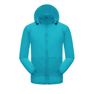 เสื้อแจ็คเก็ตไนลอนกันหนาวน้ำหนักเบาพิเศษ ป้องกันรังสียูวี ซิปด้านหน้า สำหรับทุกเพศ กันลม กันน้ำ ระบายอากาศได้ดี ผลิตจากผ้าไม่ถักทอ - Product Image 2