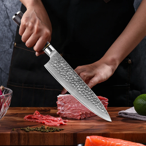 Cuchillo de Chef Japonés Forjado a Mano, de Acero al Carbono Afilado como una Navaja, con Mango de Madera Hecho a Mano, Fabricante OEM ODM - Product Image 4