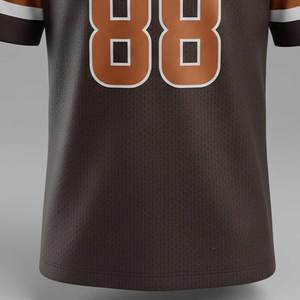 Camiseta de Fútbol Americano Personalizada, Estilo Urbano, para Adultos, Transpirable, de Secado Rápido, 100% Poliéster, Económica - Product Image 6