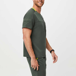 Hospital Medical Men <b>Doctor</b> Scrub Suits for Stretchy Men Wear Scrubs Nursing Surgical Uniforms <b>Sets</b> for Men - Product Image 3