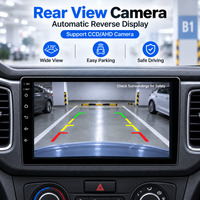 HANTUE Autoradio Android 9 pouces 1280x720 TS7 4 cœurs 4 Go de RAM avec aide au recul CarPlay sans fil Autoradio Android 9 pouces