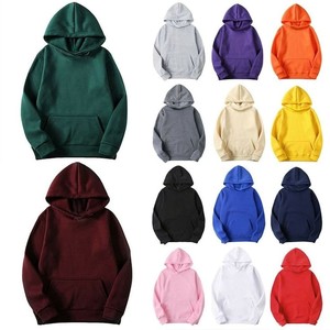 Unisex Custom Embroidery Printing Logo White <b>Sweatshirt</b> Hoodies Men's Streetwear Blank in Stock - Product Image 6