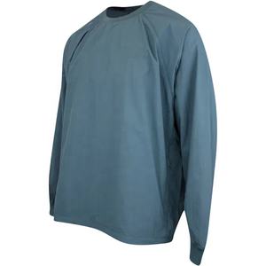 Polyester de haute qualité col rond pull coupe-vent léger respirant Logo personnalisé broderie grande taille été veste d'extérieur - Product Image 3