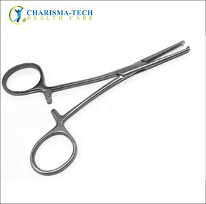 คีมจับเส้นเลือด Charismatech ทำจากเหล็กกล้าไร้สนิมเกรดผ่าตัด แบบ 1x2 ฟัน ยี่ห้อ Ochsner-Kocher สำหรับจับเส้นเลือดใหญ่ ใช้สำหรับเนื้อเยื่อหนา ใช้งานด้วยมือ สำหรับโรงพยาบาล - Product Image 1