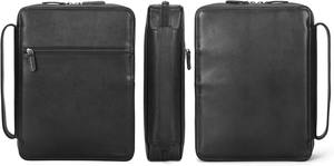 Wholesale Adimani Genuine Leather <b>Bible</b> Zipper <b>Case</b> Custom Logo Christian Book Cover Handmade Travel Pouch OEM Model - Product Image 2