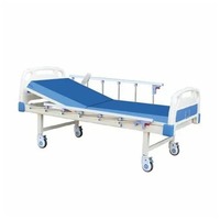 Tempat Tidur Rumah Sakit Manual Semi Fowler Berbahan Metal yang Nyaman dengan Panel ABS Garansi 2 Tahun Dirancang untuk Kenyamanan Pasien