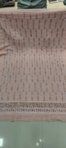 Superbe Georgette d'étoile d'hiver non cousue Shalwar Kameez avec pierres Zarkan et paillettes lourdes - Product Image 4