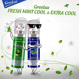 Spray Bucal Herbal Extra Cool Mint GREELUX GL02, el Más Vendido, Fuerte y Fresco, Tamaño Regular, Cuidado Bucal Seguro, Precio de Fábrica OEM ODM - Product Image 6