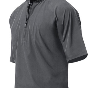 New Arrival Best Quality Custom Short Sleeve Baseball Cage <b>Jacket</b> Quick Dry Sports Training <b>Jacket</b> for Men - Product Image 5