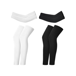 Ensemble d'équipement de compression professionnel Cosh Sports – Manchons de protection UV et leggings athlétiques respirants - Product Image 2