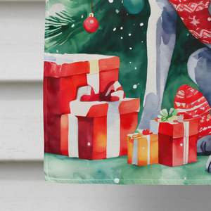 Gran Multicolor Poliéster Weimaraner Casa de Navidad Bandera Porche Manga Poste Decorativo Patio Banner Decoraciones de Navidad - Product Image 4