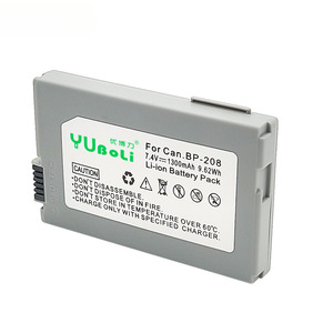 Batería BP-208 de 1300mAh para Videocámaras Canon DC10, DC20, DC22, DC100, Certificación CE y RoHS, Venta al Por Mayor, Energía Segura - Product Image 1