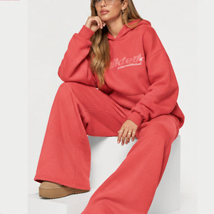 Conjunto Deportivo Personalizado para Mujer, Impresión en Pantalla, Poliéster/Algodón, Estilo Casual, Dos Piezas, Diseño Personalizado OEM, Ropa - Product Image 6