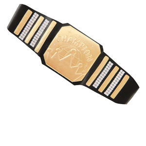 Lightweight Breathable High Quality Championship Boxing <b>Belt</b> <b>Gold</b> Plated Leather Durable Custom Logo MMA Fighting Trophy Custom - Product Image 3
