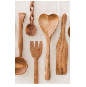 Utensilios para Ensaladas Ecológicos Aptos para Lavavajillas, Modelo Nuevo, Hechos en India para el Hogar y la Cocina - Product Image 3