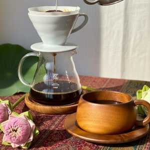 Natural Wood Water <b>Cup</b> Sustainable Drinkware Wooden Beverage <b>Cup</b> for Home Office and Travel - Product Image 4