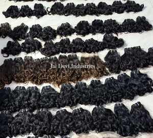 Extensiones de Cabello Humano Natural Rizado Indio, con Cutícula Alineada, Cabello Rizado Birmano Vietnamita, Textura Suave con Patrón Fumi Bouncy - Product Image 6