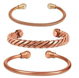 Brazalete Magnético de Cobre Puro y Duradero para la Artritis, Brazalete de Cobre Kada Hecho a Mano, Joyería de Moda para Hombres y Mujeres - Product Image 6