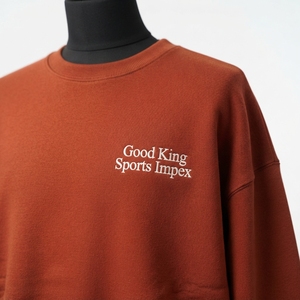 เสื้อสเวตเชิ้ตคุณภาพสูง ผ้าฝ้าย 100% ทรงโอเวอร์ไซส์ แขนยาว แห้งเร็ว อุ่นสบาย ทรงหลวม พร้อมจำหน่าย - Product Image 6