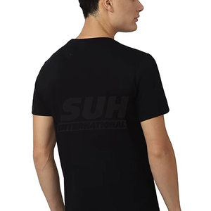 เสื้อยืดผู้ชายแฟชั่นกลางแจ้งขายดีประดับเพชร ผ้าฝ้าย 100% คุณภาพสูง ระบายอากาศได้ดี เป็นมิตรกับสิ่งแวดล้อม ทรงหลวม - Product Image 2