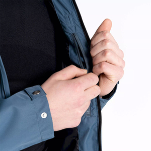 Chándal Impermeable con Capucha para Hombre, Manga Larga, Color Sólido, Estilo Deportivo, con Bolsillos Laterales, Ropa de Invierno, Material de Poliéster - Product Image 6