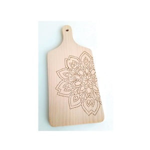 Tabla de Cortar de Madera para Cocina, para Cortar Verduras, Frutas, Carne, Pan, Preparación de Alimentos, Servir y Cocinar en Casa - Product Image 4