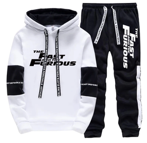 <b>Men</b>’s Hooded Sweatshirt & Sweatpants <b>Set</b> Casual Sports Tracksuit Long Sleeve Hoodie Autumn Winter Comfortable Fashion Active - Product Image 3