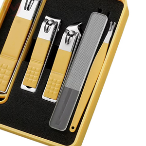 High-Grade Stainless Steel Nail Clipper & Cutter Custom Logo Home Manicure & <b>Pedicure</b> <b>Set</b> for Men & Women Box Packing - Product Image 2