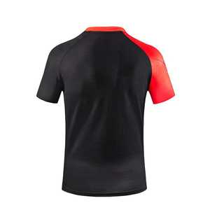 T-shirt de sport électronique RICSA INTERNATIONAL pour homme, noir, rouge, violet, imprimé par sublimation, séchage rapide, col rond, manches courtes, 240g - Product Image 2