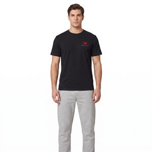 Men's Lightweight Polyester/Cotton <b>T</b>-<b>Shirt</b> Regular Fit Custom Sizes XS-<b>6XL</b> Features Customer Logo & Blank Design - Product Image 1