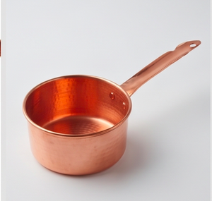 Polished Bronze Aluminum Alloy Sauce <b>Pans</b> Aluminum Alloy Handle Modern Luxury Design For Home Hotel Restaurant Use - Product Image 1