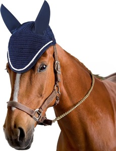 Couvre-oreilles pour chevaux et filets anti-mouches équestres - Logo personnalisé, néoprène, couleurs personnalisées, tailles et emballages personnalisés, vente en gros - Product Image 2