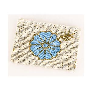 Monedero con Cuentas y Diseño Floral, con Cierre de Cremallera, Mini Monedero para Guardar Llaves, Tarjetas y Efectivo, Accesorio para Chicas y Mujeres - Product Image 4