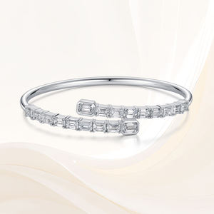 AMBER JEWELS Pulsera de tenis clásica unisex de oro macizo de 14K y chapado en oro de 10K, con corte brillante, engaste de canal, certificada IGI, para uso diario - Product Image 4