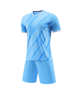 Ensemble Maillot et Short de Football Personnalisé pour Homme – Nom et Numéro d'Équipe Personnalisables, Respirant, 100% Polyester, Imprimé par Transfert Thermique, Taille Élastique - Product Image 5