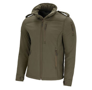 Veste à capuche unisexe décontractée d'hiver en softshell coupe-vent respirante légère imperméable pour l'extérieur, personnalisable OEM - Product Image 5
