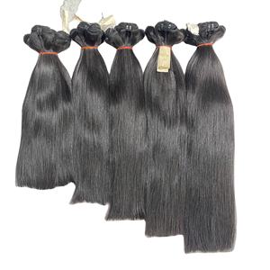 Extensiones de cabello humano natural liso doble dibujado 100% vietnamita tejido de cutícula alineada precio al por mayor para mujeres negras - Product Image 5