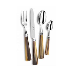Nuevo Juego de Cubiertos de 4 Piezas con Mango de Cuerno, Cubiertos de Acero Inoxidable, Juego de Cubiertos con Mango de Cuerno para Fiestas, Utensilios de Cocina para el Hogar - Product Image 2