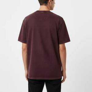 T-shirts formels en coton 100% à coupe classique, couleur personnalisée, lavage à l'acide, nouvelle mode, taille adulte, manches courtes - Product Image 4