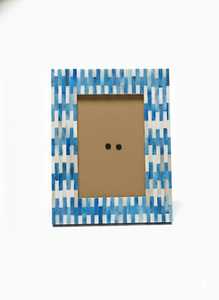 AZ ENTERPRISES Decorative Bone Inlay Resin <b>Mosaic</b> Photo Frame Luxury Home Accent Handmade Artisan Craft Eco-Friendly Customized - Product Image 6