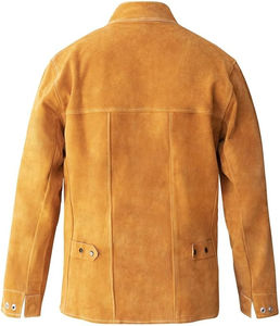 Chaqueta de Soldadura de Cuero Vacuno de Alta Calidad para Hombre y Mujer, Personalizable - Product Image 5