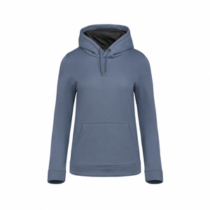 Sudadera con Capucha Deportiva Casual de Invierno 2026, Tejida, de Poliéster/Algodón, con Cierre, Ajustada, Transpirable - Product Image 3