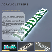 Letras Acrílicas Personalizadas para Pared, Letreros Acrílicos, Letras Acrílicas 3D para Negocios, Letras de Canal 3D