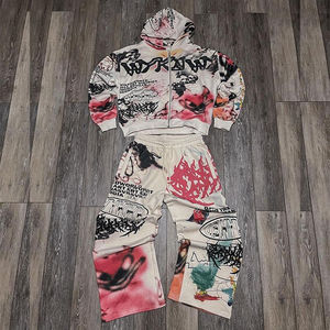 Conjunto Deportivo para Hombre al por Mayor, Sudadera con Capucha y Pantalones, Corte Ajustado, Ropa Deportiva Informal para Exteriores - Product Image 6