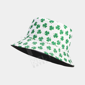 Chapeaux Bob Respirants Personnalisables à Faible MOQ avec Logo, Chapeau de Paille Uni en Coton Universel avec Fourrure de Designer pour Activités de Plein Air - Product Image 2