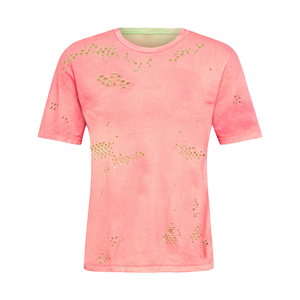 Camisetas Cómodas para Hombre, Estilo Desgastado, Hechas a Medida, de Alta Calidad, Diseño Moderno, Patrón Liso, Tejido de Punto, 100% Algodón - Product Image 1